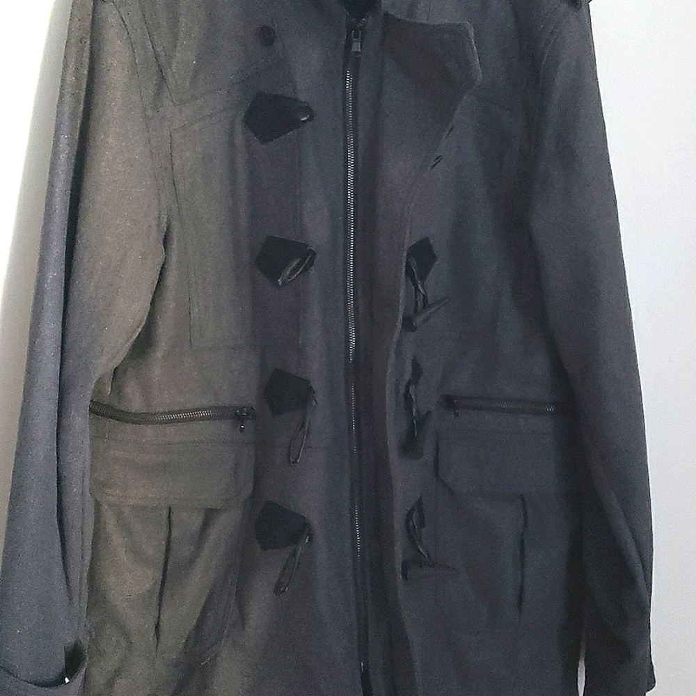 Hot Topic Wool Blend Pea Coat - Picture 6 of 11